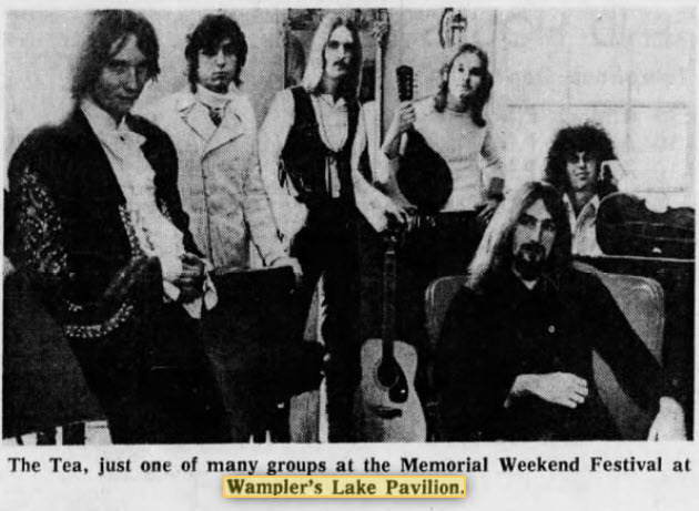 Wamplers Lake Pavilion - May 28 1971 The Tea